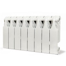Биметаллический радиатор Sira Gladiator 200 4 секций — Теплоотдача: 185 Вт, Количество секций: 1, Межосевое расстояние: 500 мм, Рабочее давление: 37 бар, Высота: 573 мм, Длина: 80 мм, Глубина: 80 мм, Вес: 1.6 кг