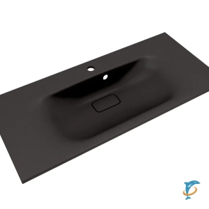 Мебельная раковина Style Line Фортуна 1000х450, кварц антрацит  (ЛС-00002423)
