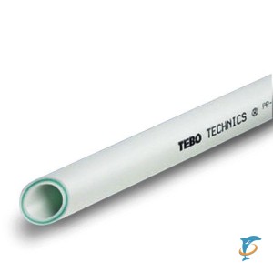 Труба полипропиленовая армированная Tebo (стекловолокно) PN 20 50x6,9  (030010506)