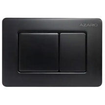 Кнопка смыва AZARIO NEW-TS механическая, двойной смыв, квадратные кнопки, нержавеющая сталь 304, черный (AZ-SS-003-B) &mdash; 