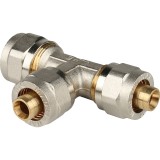 Stout Тройник переходной 20х16х16 для металлопластиковых труб винтовой — 