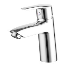 Смеситель для раковины Azario керамический картридж, без донного клапана, хром (AZ-HU245901) — 