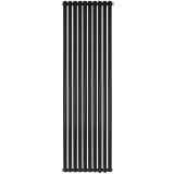 Стальной трубчатый радиатор STOUT TUBE ROUND нижнее правое подключение 10 секций R40 1-1750-10 RT RAL9005, STR401175010RTRAL9005 &mdash; 