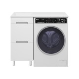 Тумба для комплекта Misty Байкал 40 под стиральную машину с 2 ящиками — 