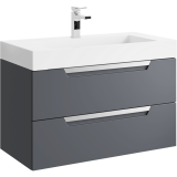 Тумба для комплекта Aqwella Cube 90 подвесная — 