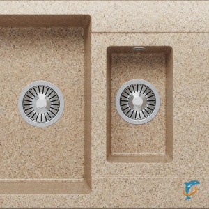 Мойка кухонная Polygran BRIG-870 Песочный (627413)