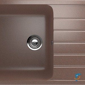 Односекционная реверсивная мойка ULGRAN U-400 терракот (U-400-307)