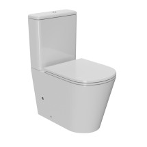 Унитаз-компакт Point Виктория безободковый, сиденье микролифт PN42061 — 