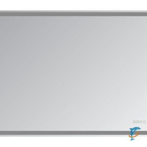 Зеркало Misty СТАЙЛ D13 1000х700 с часами (ЗЛП727)