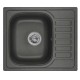Мойка для кухни Granula 5801, ГРАФИТ (ЧЁРНО-СЕРЫЙ), гранит  (GR-5801 графит)