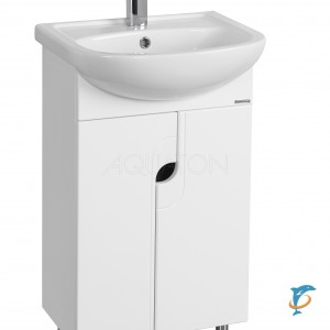 Тумба с раковиной Aquaton Панда 50 белая (1A053701PD010 + Aquaton_1WH110171)