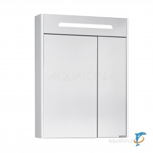 Зеркальный шкаф Aquaton Сильва 60 дуб полярный  (1A216202SIW70)