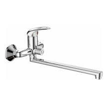 Смеситель для ванны HAIBA HB2215 длинный излив, латунь, хром — 