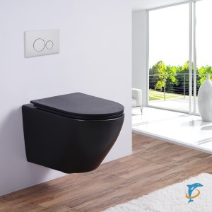 Унитаз подвесной ESBANO AZALEA черный матовый  (ESUPAZALBM)