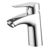 Смеситель для раковины Azario керамический картридж, без донного клапана, хром (AZ-WSA654236AJ) &mdash; 