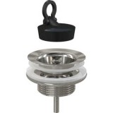 Водослив для сифона Alca Plast A439 — Водослив для умывальника 5/4" цельнометаллический