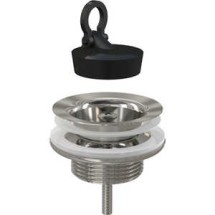 Водослив для сифона Alca Plast A439 — Водослив для умывальника 5/4" цельнометаллический