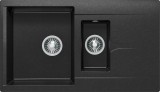 Мойка кухонная Polygran BRIG-870 Чёрный &mdash; 