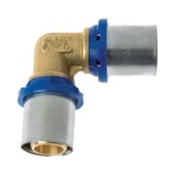 Угольник 90 Prandelli Multyrama профиль H,TH,U 16х2,0 &mdash; Выпускаются двух типов (резьбовые и прессовые) создают герметичное и долговечное соединение между трубами.