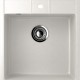 Односекционная мойка с отверстием под смеситель ULGRAN U-406 молочный  (U-406-341)