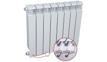 Биметаллический радиатор RADENA VC с нижним подключением CS 500 12 секций — 