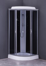 Душевая кабина Loranto CS-6681G 80х80х215, поддон 13 см — 