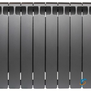 Биметаллический радиатор Rifar Monolit 500 12 секций RAL 7012 (Титан)   (500 12 секций RAL 7012 (Титан))