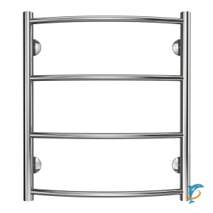 Полотенцесушитель водяной AZARIO VERONA 500/600 4 секции, нижнее/диагональное подключение, 1/2", хром (AZ04156)  (AZ04156)