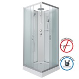 Душевая кабина Niagara NG-1101-14BKT (900х900х2100-2400) с полкой — 