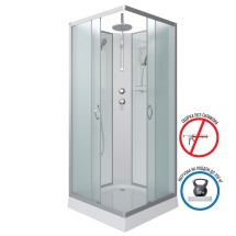 Душевая кабина Niagara NG-1101-14BKT (900х900х2100-2400) с полкой — 