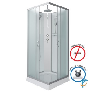 Душевая кабина Niagara NG-1101-14BKT (900х900х2100-2400) с полкой  (11011423BKT)