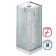 Душевая кабина Niagara NG-1101-14BKT (900х900х2100-2400) с полкой  (11011423BKT)