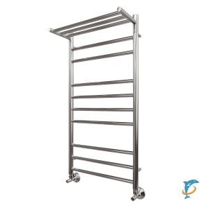 Полотенцесушитель водяной Point PN10150P П9 500x1000 с полкой, хром (PN10150P)