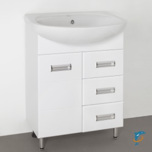 Тумба с раковиной Style Line Ирис 65  (ЛС-00000016+ЛС-00000153)