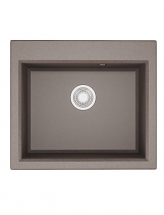 Мойка для кухни из литого мрамора Aquaton Линеа 58 серый шёлк 1A733032LW250 — 
