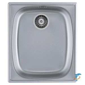 Мойка кухонная Alveus Basic 10 NAT 380х440х145 нержавеющая сталь, с сифоном  (1082195)