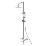 Душевая система HAIBA HB24805-8 тропический душ, латунь, белый/хром &mdash; 