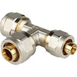 Stout Тройник переходной 20x20x16 для металлопластиковых труб винтовой — 