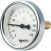 Термометр биметаллический с погружной гильзой Watts серии F R 801(T) (63 мм до 120°С) 63мм/75мм