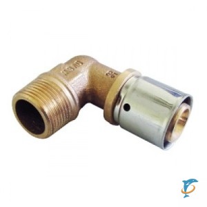 Пресс уголок Oventrop Cofit P 26х3,0хR1'' с наружной резьбой  (1512349)