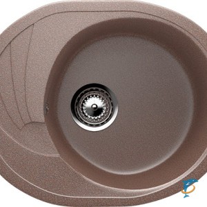 Односекционная реверсивная мойка ULGRAN U-403 терракот  (U-403-307)