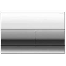 Кнопка смыва AZARIO NEW двойная, пластик, хром (AZ-013.02) &mdash; 