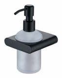 Дозатор для жидкого мыла настенный Franco KH-2730 черный матовый — 