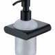 Дозатор для жидкого мыла настенный Franco KH-2730 черный матовый  (KH-2730)