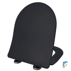 Крышка-сиденье для унитаза ESBANO AMAPOLA черный матовый  (ZAESUPAMABM0755)