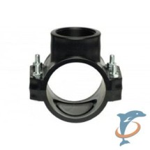 Водоотвод ПНД Millennium Ф110- 1 1/4&quot; — Отвод компрессионный с вн.рез. ПНД 