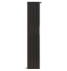 STOUT Sebino 2000 6 секций радиатор алюминиевый универсальное подключение (цвет 2748 cod.07 чёрный) — 