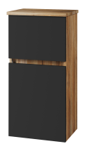 Шкаф подвесной Misty Ива 40 графит, каштан — 