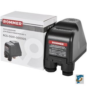 Реле давления для водоснабжения ROMMER RCS-0001-000005 KRS-5 1/4 с накидной гайкой (RCS-0001-000005)