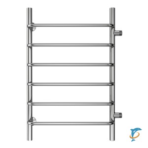 Полотенцесушитель водяной AZARIO MODENA 500/800 6 секций, боковое подключение, 1", хром (AZ08558)  (AZ08558)